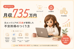 月735万円の不労所得を作った元エンジニアの話：使ったAIは4つだけ